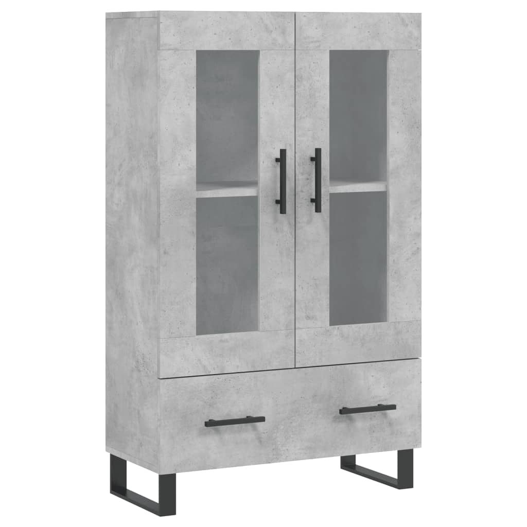 vidaXL Skříň highboard betonově šedá 69,5x31x115 cm kompozitní dřevo