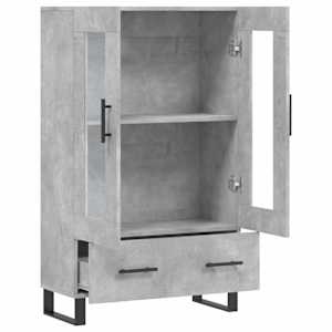 Skříň highboard betonově šedá 69,5x31x115 cm kompozitní dřevo - obrázek 5