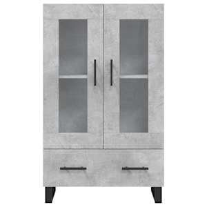 Skříň highboard betonově šedá 69,5x31x115 cm kompozitní dřevo - obrázek 6
