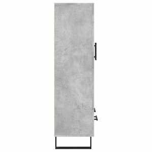 Skříň highboard betonově šedá 69,5x31x115 cm kompozitní dřevo - obrázek 7