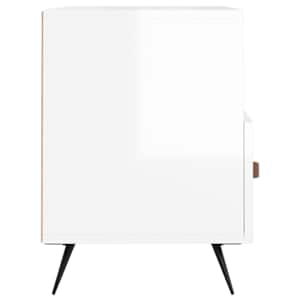 TV skříňka bílá s vysokým leskem 80x36x50 cm kompozitní dřevo - obrázek 7