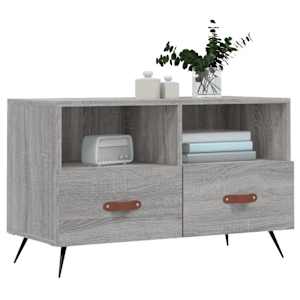 TV skříňka šedá sonoma 80 x 36 x 50 cm kompozitní dřevo - obrázek 3