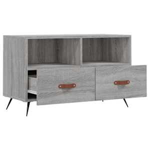 TV skříňka šedá sonoma 80 x 36 x 50 cm kompozitní dřevo - obrázek 6