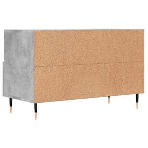 TV skříňka betonově šedá 80 x 36 x 50 cm kompozitní dřevo - obrázek 8