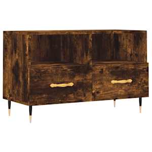 TV skříňka kouřový dub 80 x 36 x 50 cm kompozitní dřevo - obrázek 2