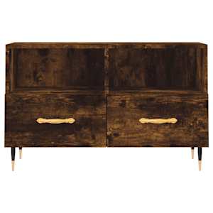 TV skříňka kouřový dub 80 x 36 x 50 cm kompozitní dřevo - obrázek 5