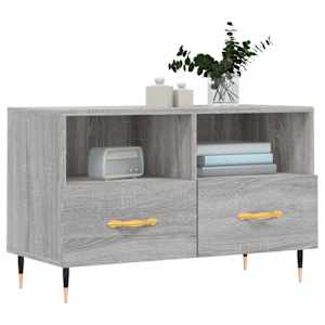 TV skříňka šedá sonoma 80 x 36 x 50 cm kompozitní dřevo - obrázek 3