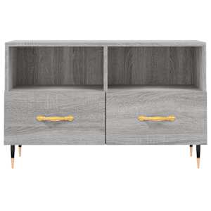 TV skříňka šedá sonoma 80 x 36 x 50 cm kompozitní dřevo - obrázek 5
