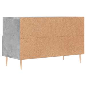 TV skříňka betonově šedá 80 x 36 x 50 cm kompozitní dřevo - obrázek 8