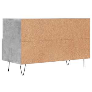 TV skříňka betonově šedá 80 x 36 x 50 cm kompozitní dřevo - obrázek 8
