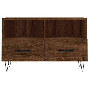 TV skříňka hnědý dub 80 x 36 x 50 cm kompozitní dřevo - obrázek 5