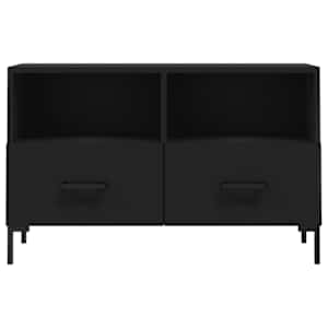 TV skříňka černá 80 x 36 x 50 cm kompozitní dřevo - obrázek 5