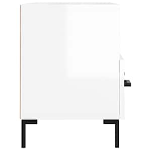TV skříňka bílá s vysokým leskem 80x36x50 cm kompozitní dřevo - obrázek 7
