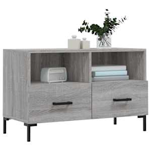 TV skříňka šedá sonoma 80 x 36 x 50 cm kompozitní dřevo - obrázek 3