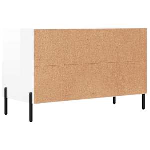 TV skříňka bílá s vysokým leskem 80x36x50 cm kompozitní dřevo - obrázek 8