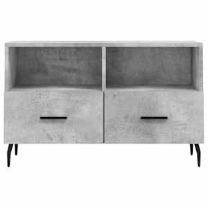 TV skříňka betonově šedá 80 x 36 x 50 cm kompozitní dřevo - obrázek 5