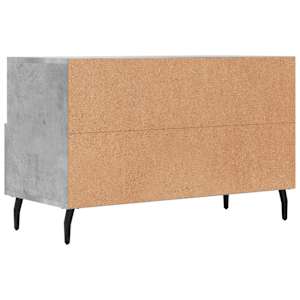 TV skříňka betonově šedá 80 x 36 x 50 cm kompozitní dřevo - obrázek 8
