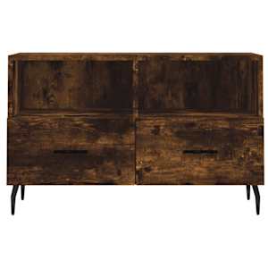 TV skříňka kouřový dub 80 x 36 x 50 cm kompozitní dřevo - obrázek 5
