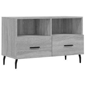 TV skříňka šedá sonoma 80 x 36 x 50 cm kompozitní dřevo - obrázek 2