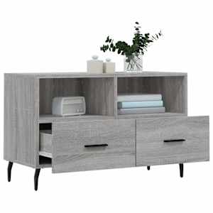 TV skříňka šedá sonoma 80 x 36 x 50 cm kompozitní dřevo - obrázek 4