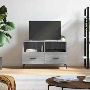 TV skříňka šedá sonoma 80 x 36 x 50 cm kompozitní dřevo - obrázek 1