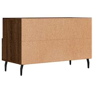 TV skříňka hnědý dub 80 x 36 x 50 cm kompozitní dřevo - obrázek 8