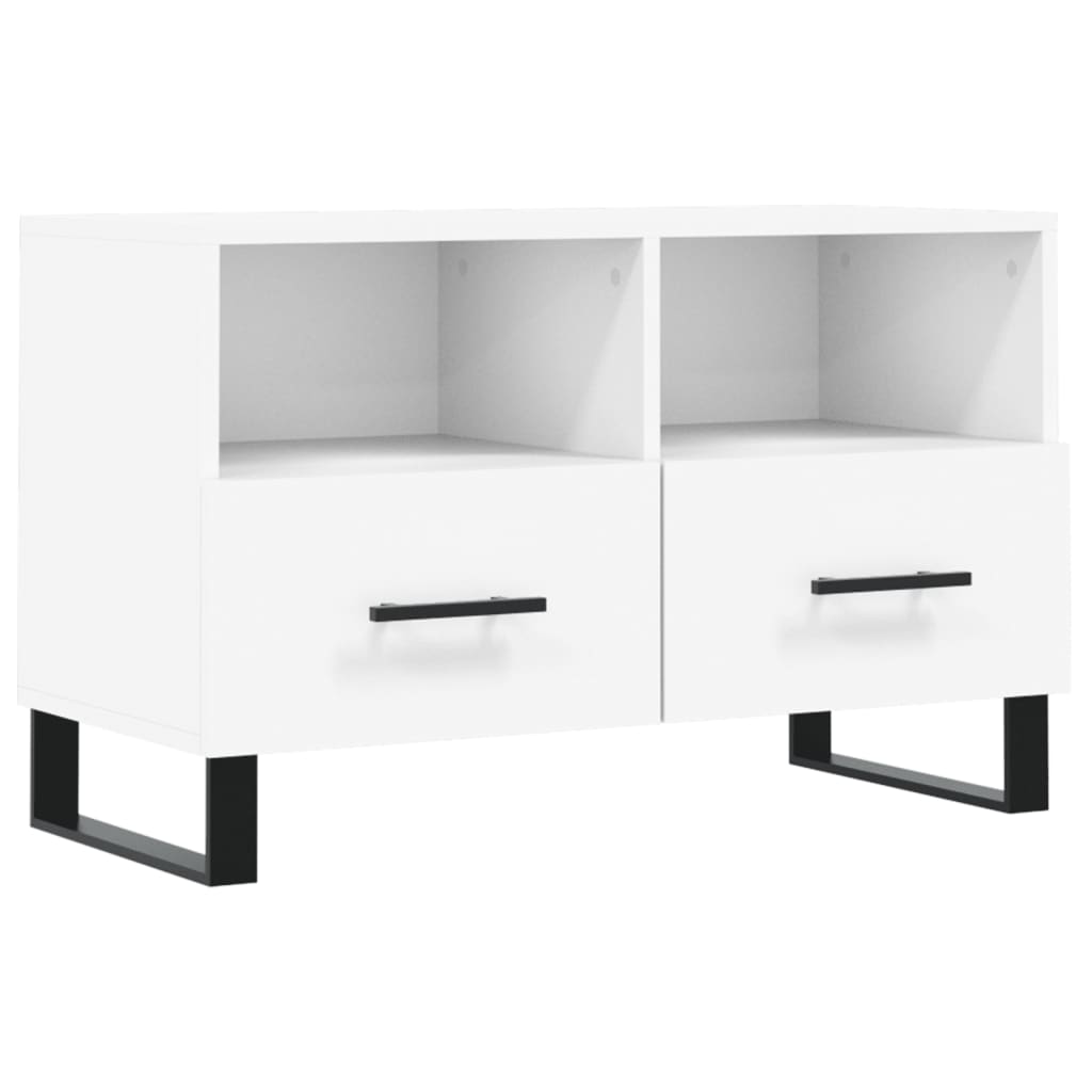 vidaXL TV skříňka bílá 80 x 36 x 50 cm kompozitní dřevo