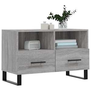 TV skříňka šedá sonoma 80 x 36 x 50 cm kompozitní dřevo - obrázek 3