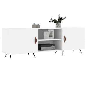 TV skříňka bílá 150 x 30 x 50 cm kompozitní dřevo - obrázek 3