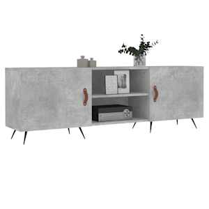 TV skříňka betonově šedá 150 x 30 x 50 cm kompozitní dřevo - obrázek 3