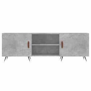 TV skříňka betonově šedá 150 x 30 x 50 cm kompozitní dřevo - obrázek 5