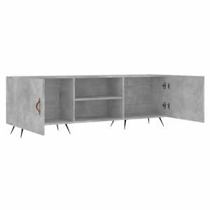 TV skříňka betonově šedá 150 x 30 x 50 cm kompozitní dřevo - obrázek 6