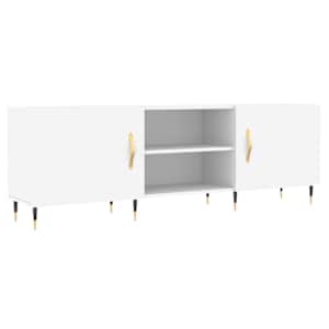 TV skříňka bílá 150 x 30 x 50 cm kompozitní dřevo - obrázek 2