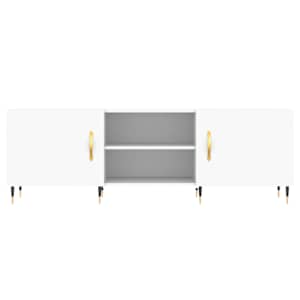 TV skříňka bílá 150 x 30 x 50 cm kompozitní dřevo - obrázek 5