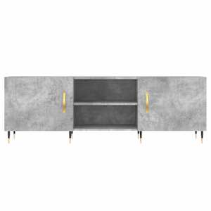 TV skříňka betonově šedá 150 x 30 x 50 cm kompozitní dřevo - obrázek 5