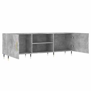 TV skříňka betonově šedá 150 x 30 x 50 cm kompozitní dřevo - obrázek 6
