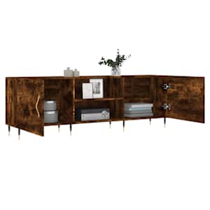 TV skříňka kouřový dub 150 x 30 x 50 cm kompozitní dřevo - obrázek 4