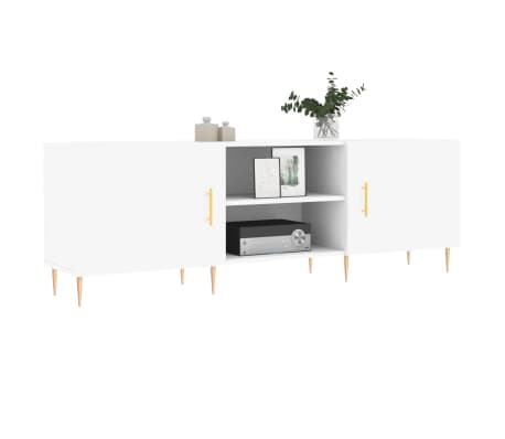 vidaXL Έπιπλο Τηλεόρασης Λευκό 150x30x50 εκ. από Επεξεργασμένο Ξύλο