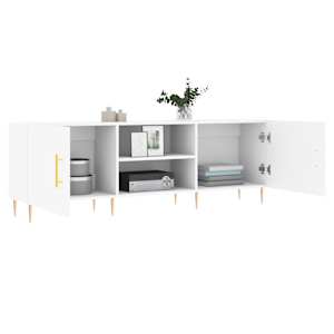 TV skříňka bílá 150 x 30 x 50 cm kompozitní dřevo - obrázek 4