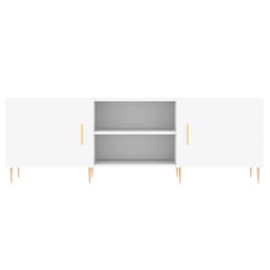 TV skříňka bílá 150 x 30 x 50 cm kompozitní dřevo - obrázek 5