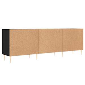 TV skříňka černá 150 x 30 x 50 cm kompozitní dřevo - obrázek 8