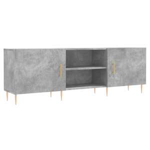 TV skříňka betonově šedá 150 x 30 x 50 cm kompozitní dřevo - obrázek 2