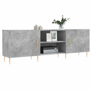 TV skříňka betonově šedá 150 x 30 x 50 cm kompozitní dřevo - obrázek 3