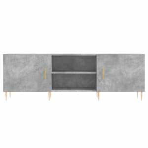 TV skříňka betonově šedá 150 x 30 x 50 cm kompozitní dřevo - obrázek 5