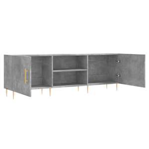 TV skříňka betonově šedá 150 x 30 x 50 cm kompozitní dřevo - obrázek 6