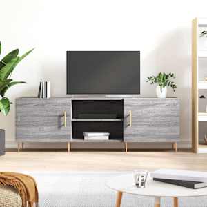 TV skříňka šedá sonoma 150 x 30 x 50 cm kompozitní dřevo - obrázek 1