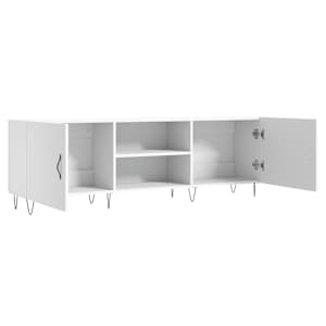 TV skříňka bílá 150 x 30 x 50 cm kompozitní dřevo - obrázek 6