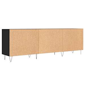 TV skříňka černá 150 x 30 x 50 cm kompozitní dřevo - obrázek 8