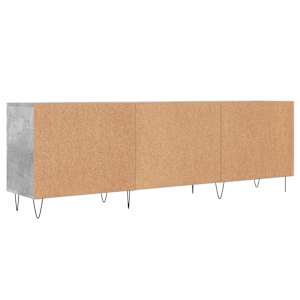 TV skříňka betonově šedá 150 x 30 x 50 cm kompozitní dřevo - obrázek 8