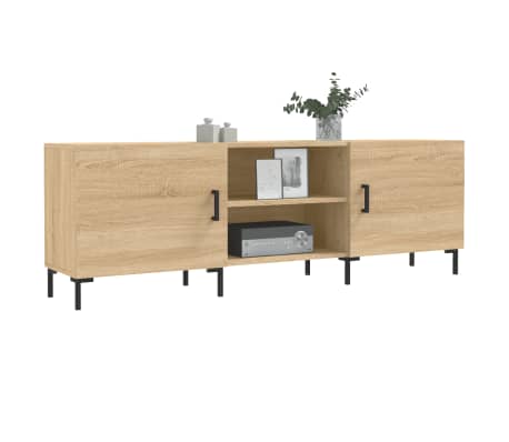 vidaXL Tv-b&auml;nk sonoma ek 150x30x50 cm konstruerat tr&auml;